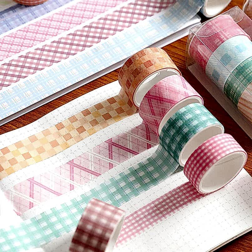 Ekose Kağıt Washi Tape Bant