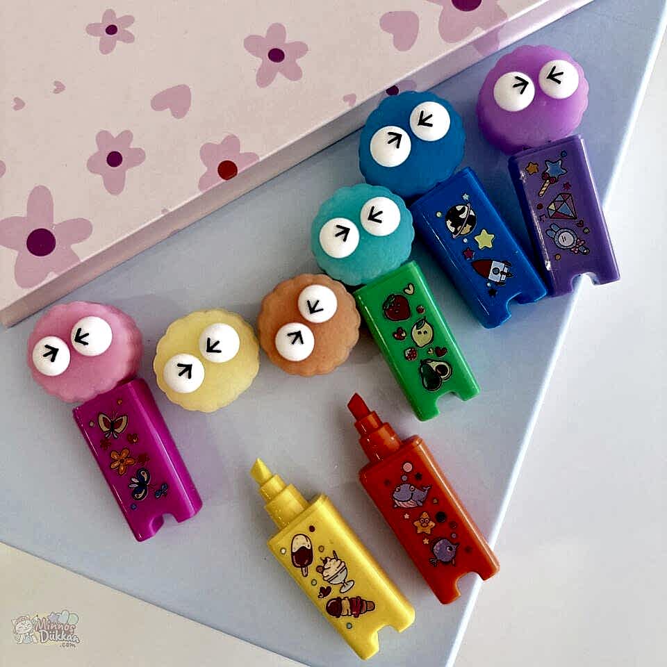 Pörtlek Göz Fosforlu Kalem 6 Renk