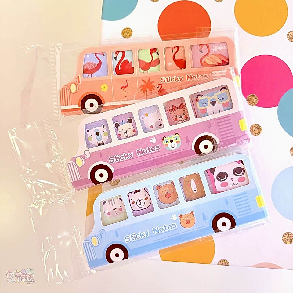 Otobüs Mini Post-it Seti