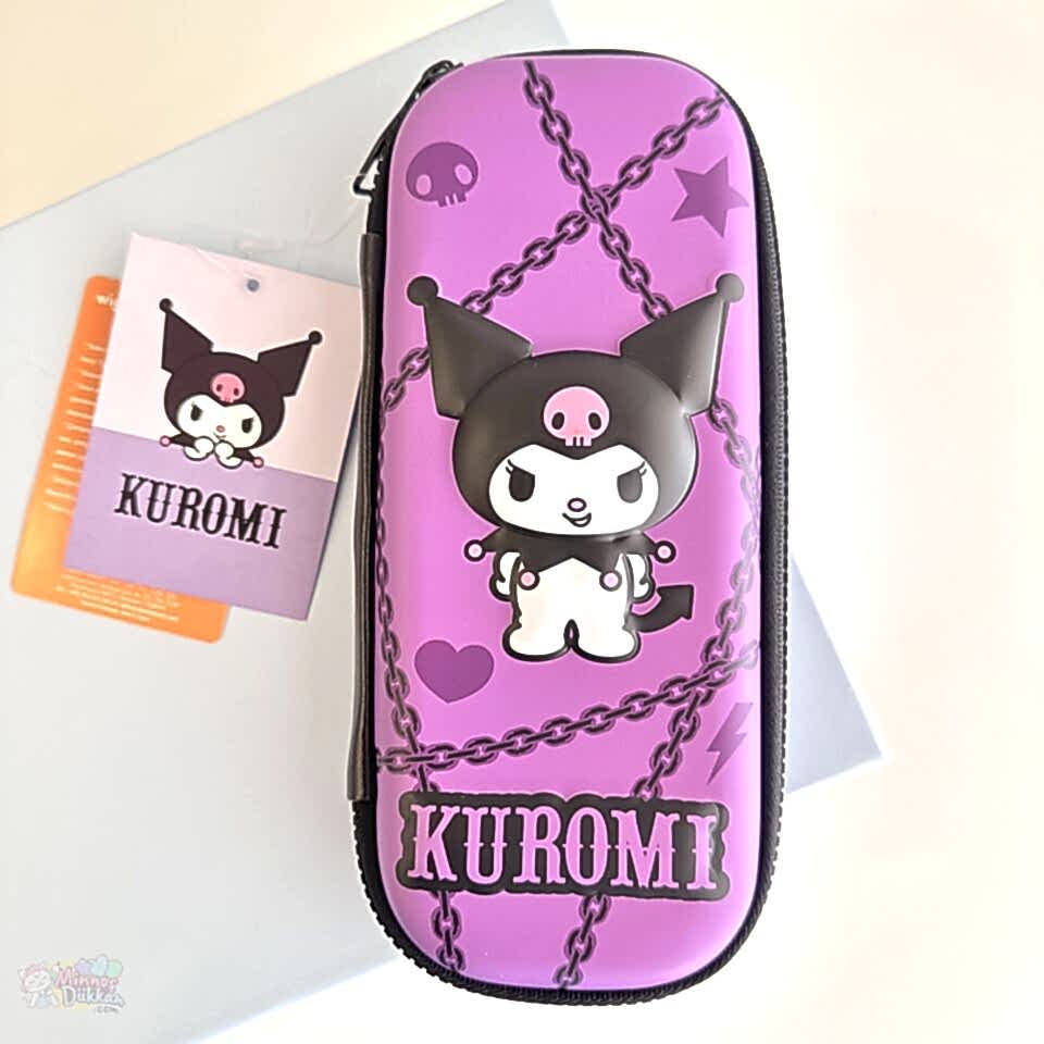 Kuromi Kabartmalı Kalem Çantası Küçük - 3339