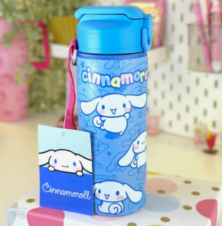 Cinnamoroll Çelik Matara Mavi 600 Ml - 3449