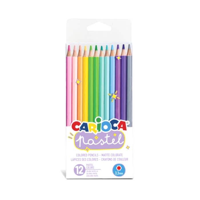Carioca Pastel Renk Kuru Boya 12'li