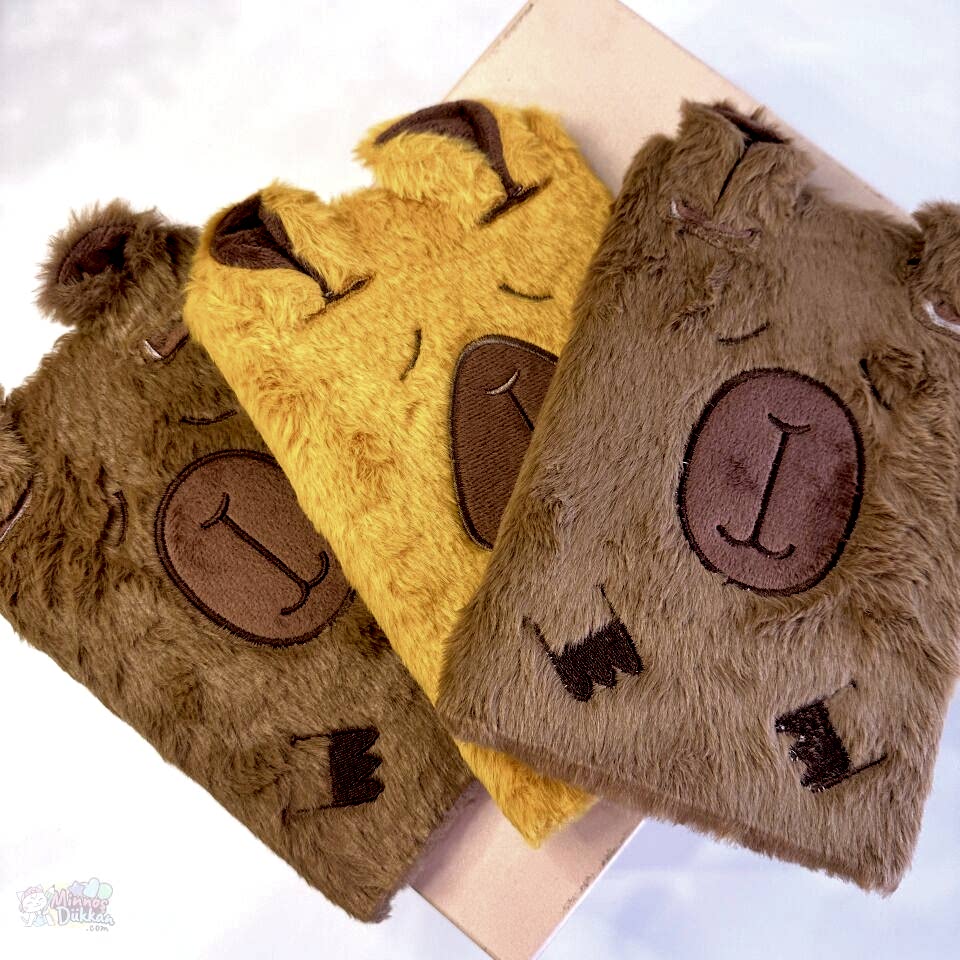 Sweet Capybara Peluş Hatıra Defteri A5