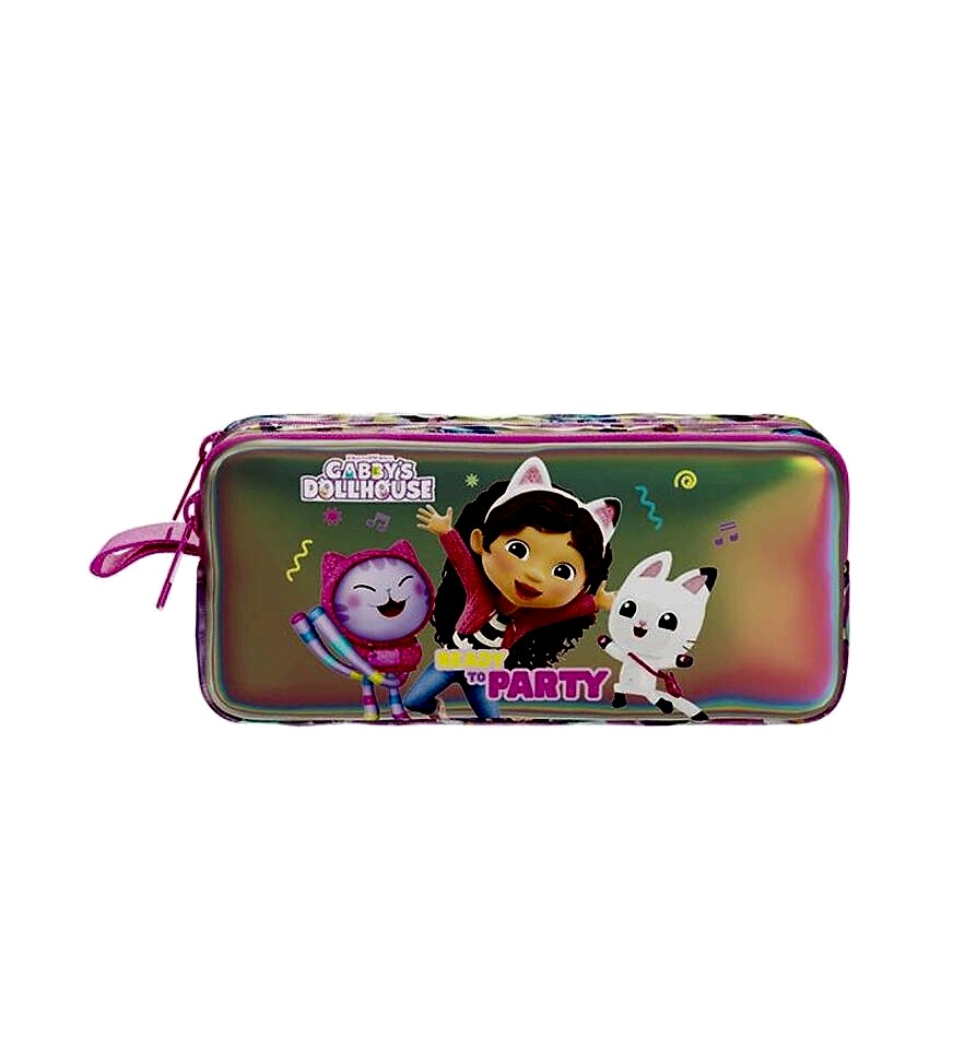 Gabbys Dollhouse Çift Gözlü Kalem Çantası
