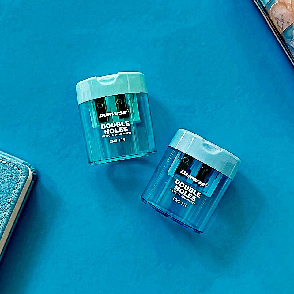 Double Holes Çift Göz Kapaklı Kalemtıraş