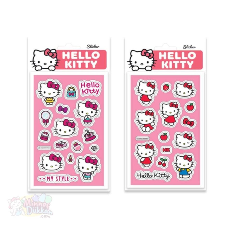 Hello Kitty Puffy Sticker Seti
