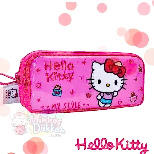 Hello Kitty My Style Çift Gözlü Kalem Çantası