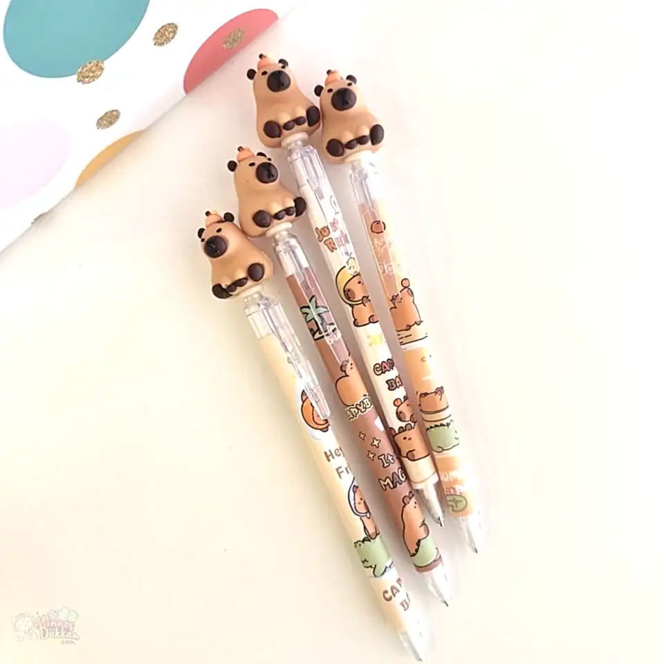 Oturan Capybara Figürlü Versatil Kalem