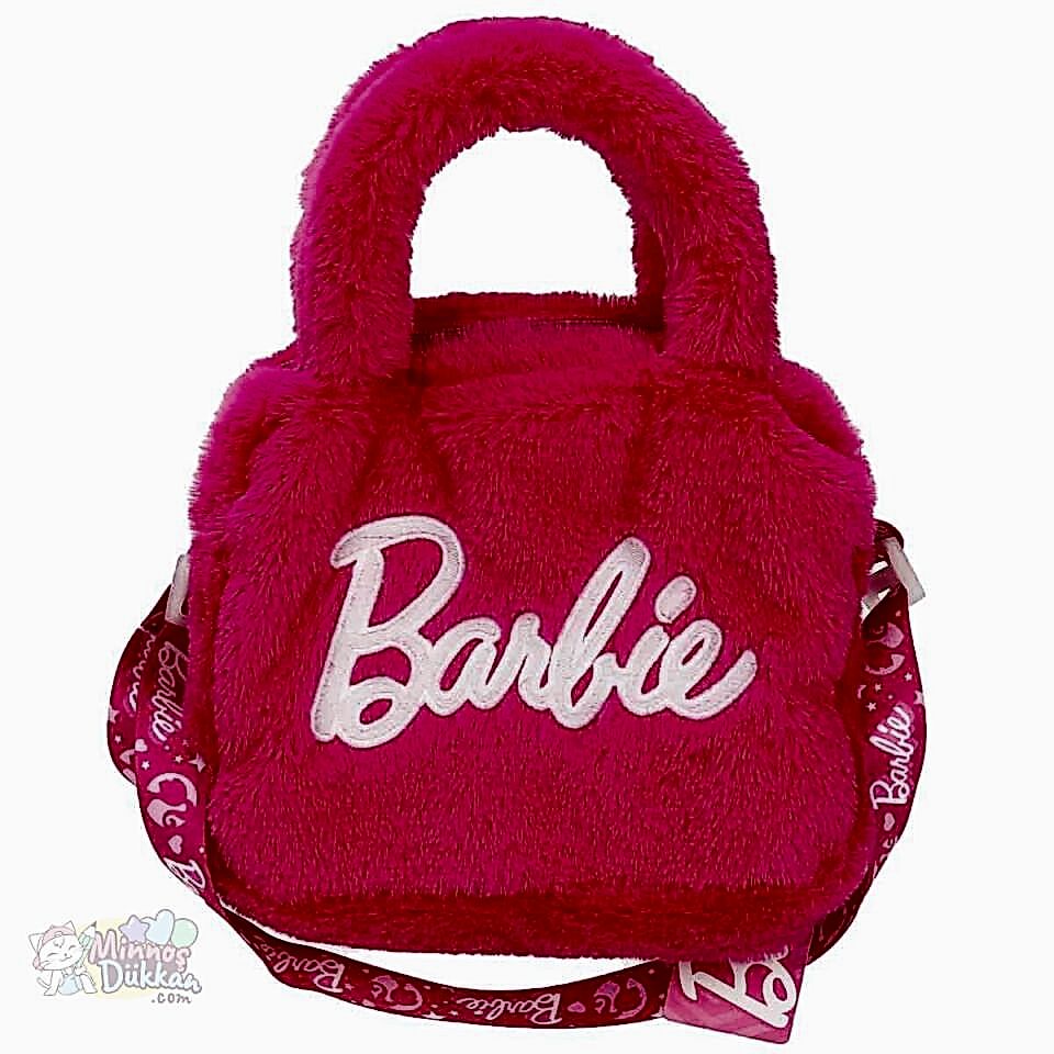 Barbie Askılı Peluş Omuz Çantası 3015