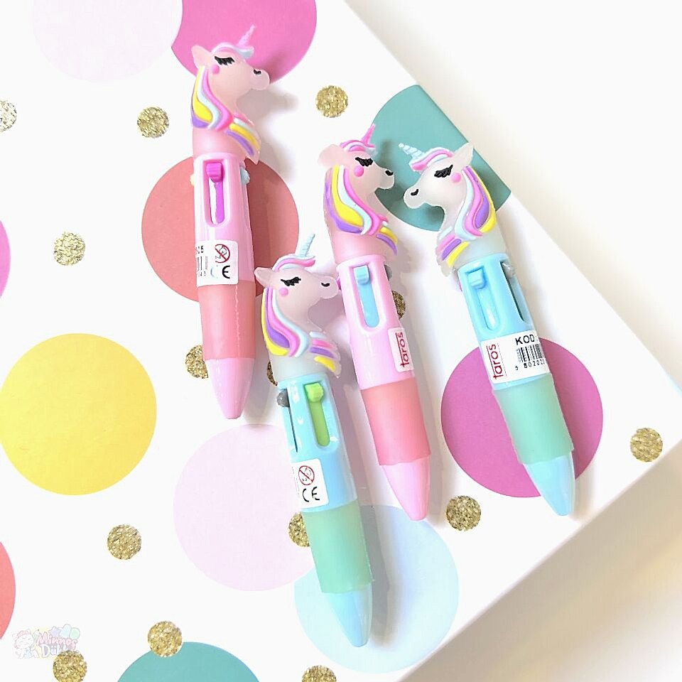 Soft Unicorn Minik Çok Renkli Tükenmez Kalem