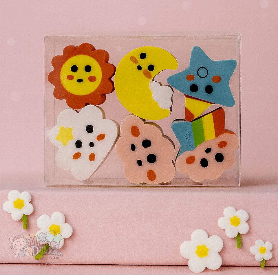 Sweet Unicorn 6lı Silgi Seti