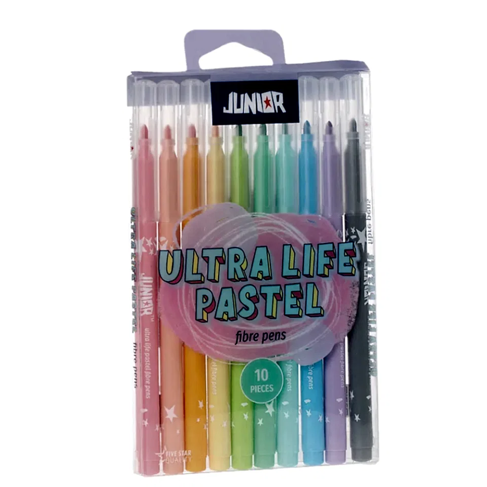 Junior Ultra Life Pastel Keçeli Kalem 10 Renk