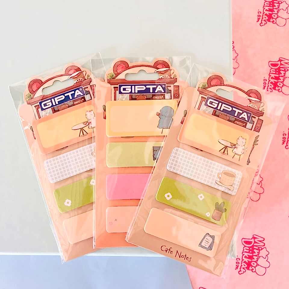 Gıpta Cafe Notes - Yapışkanlı Not Kağıdı Seti