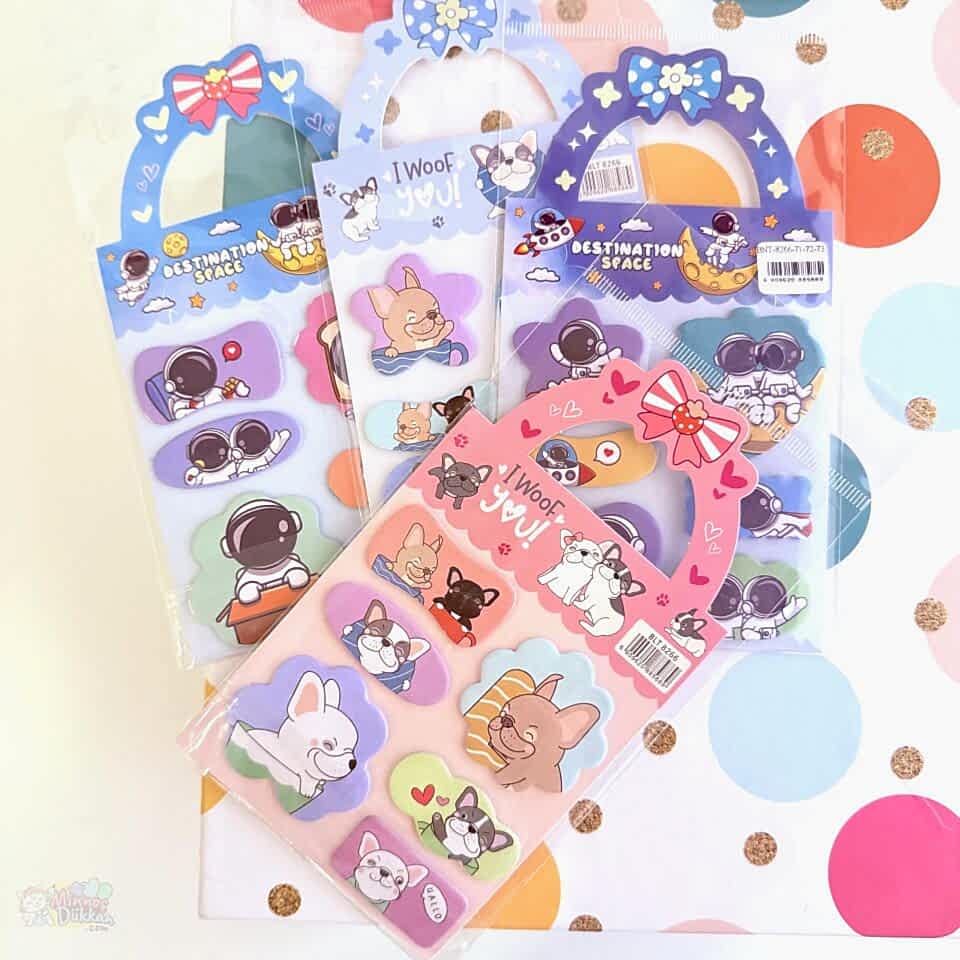 Çantalı Desenli Yapışkanlı Not Kağıdı Seti