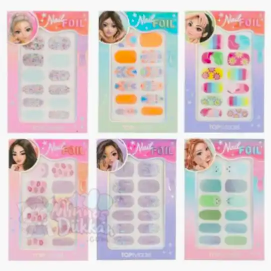 Top Model Nail Foil Tırnak Çıkartmaları