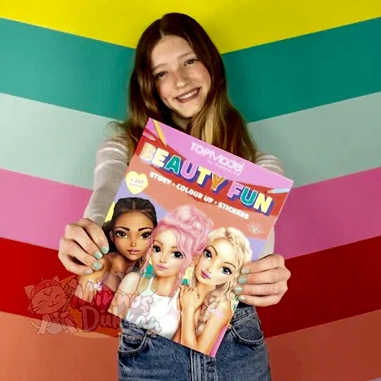 Top Model Beauty Fun Boyama Seti Stickerlı