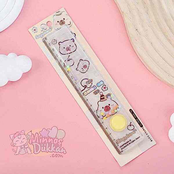 Capy Sulu Oyunlu Cetvel 20cm