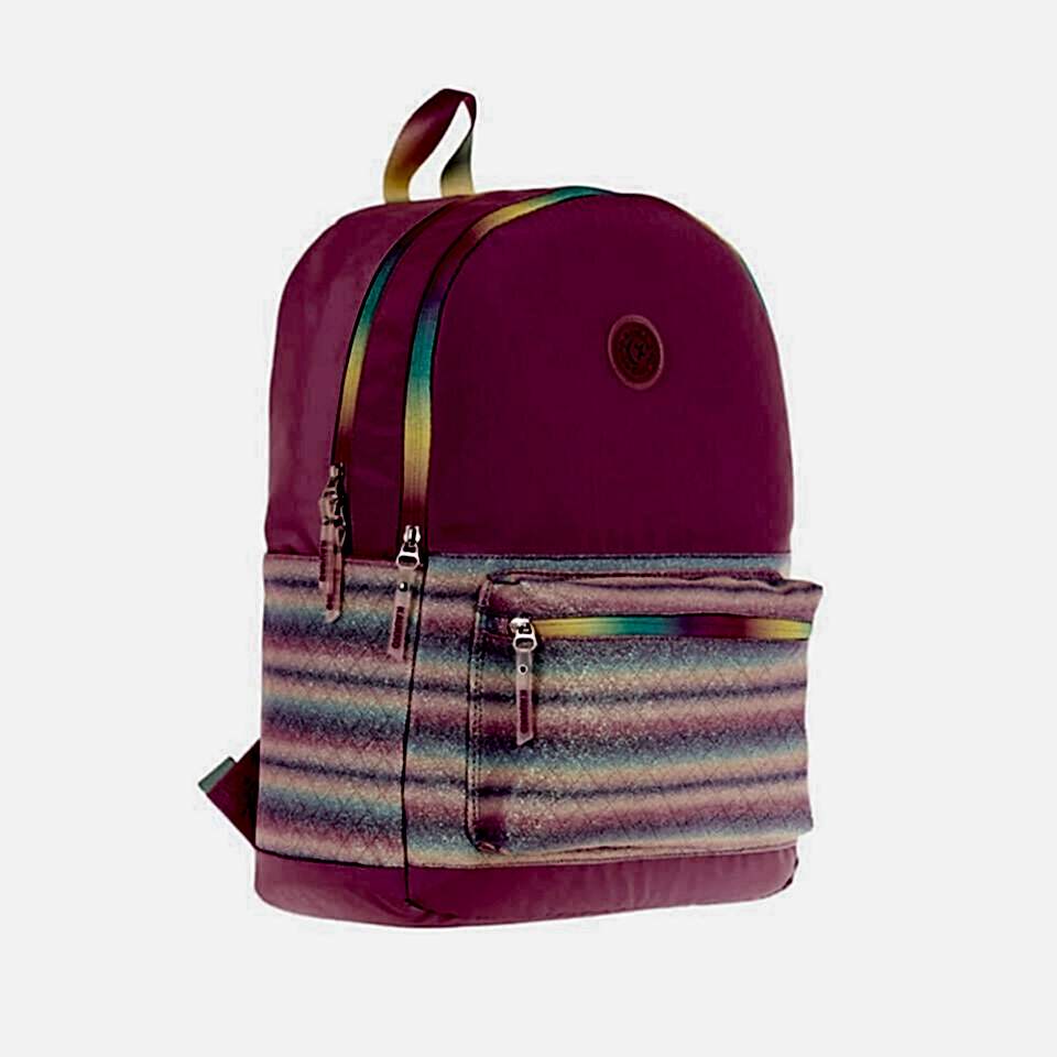 Kaukko Brush Sırt Çantası - Pink