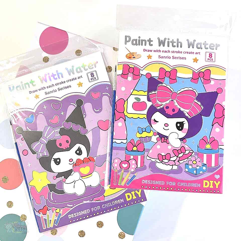 Kuromi Sulu Boya Defteri Geniş