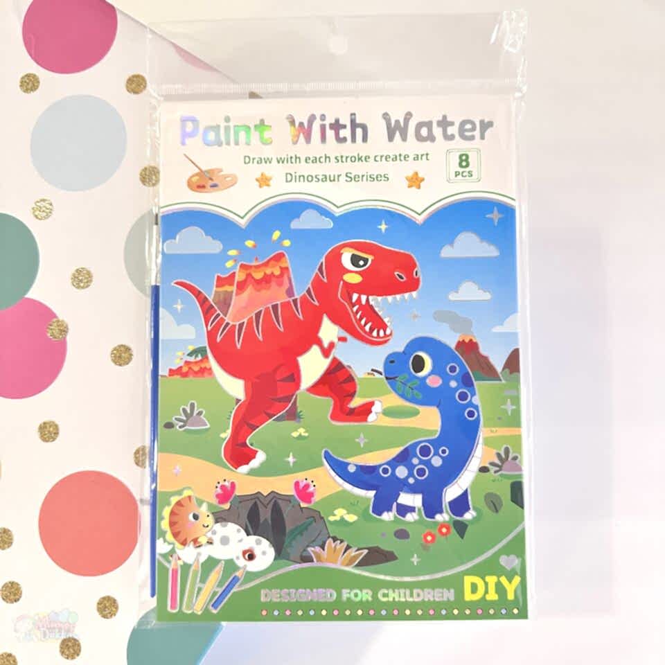 Dino Sulu Boya Defteri Geniş