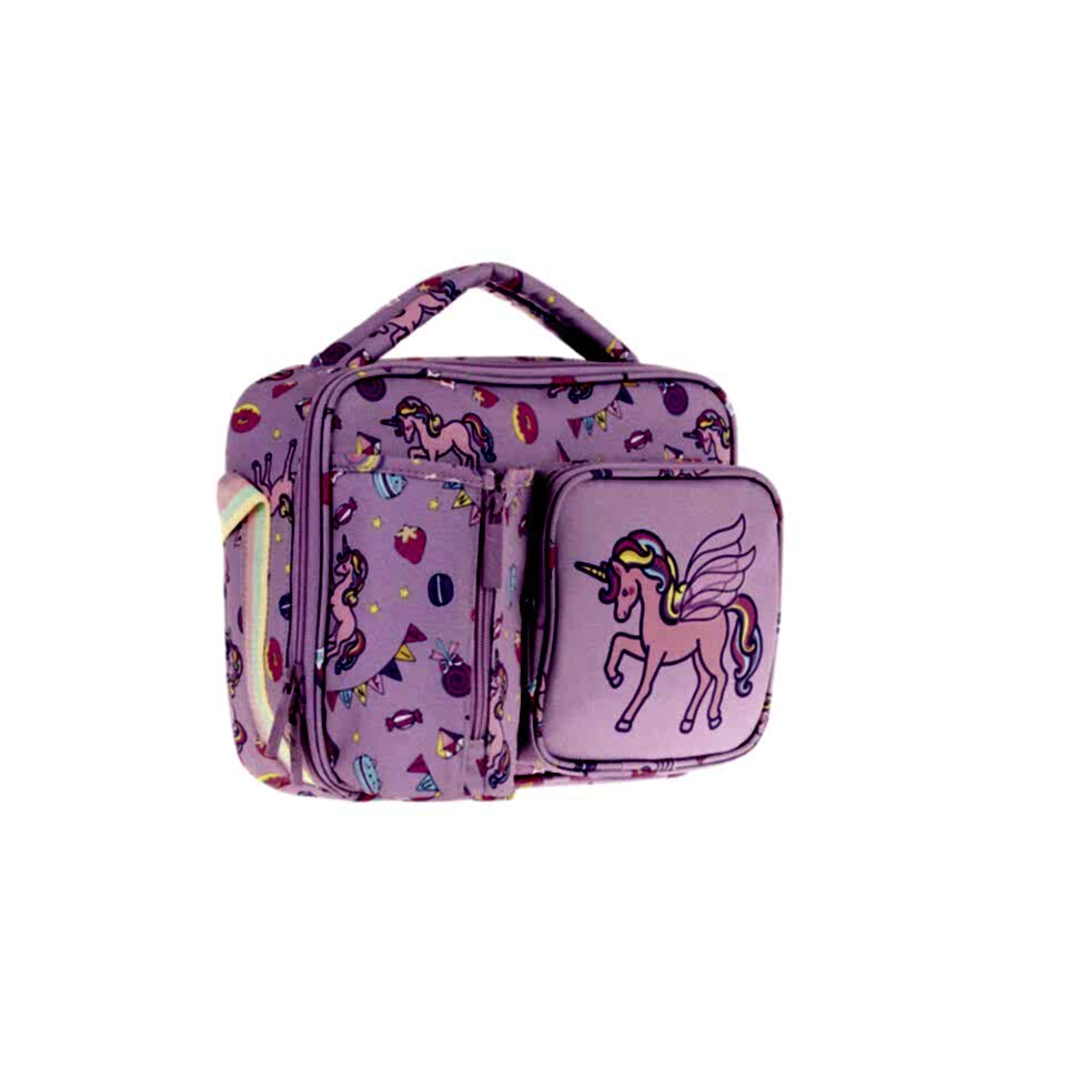 Kaukko Kids Beslenme Çantası - Nakışlı Unicorn