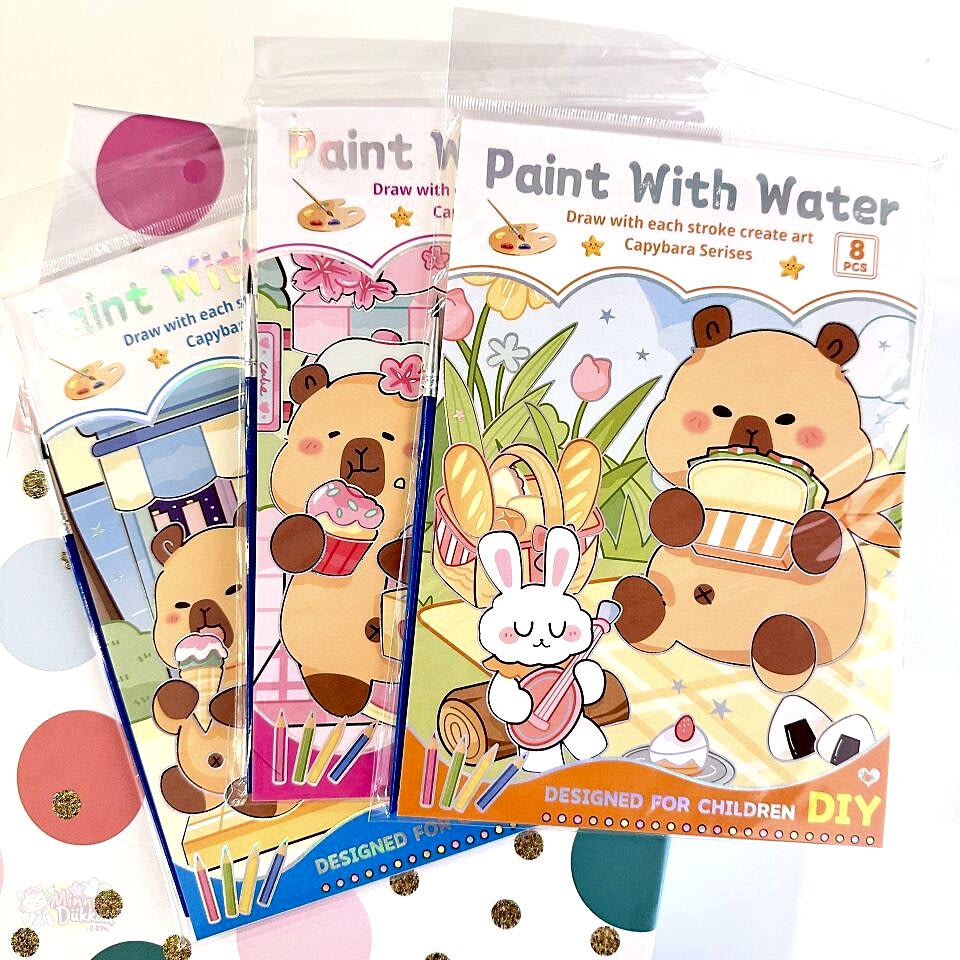 Capybara Sulu Boya Defteri Geniş