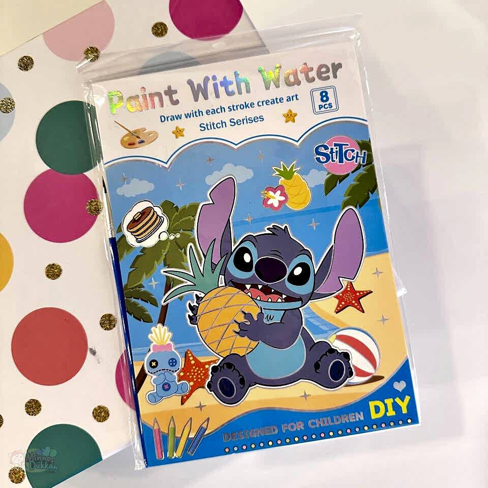Stitch Sulu Boya Defteri Geniş