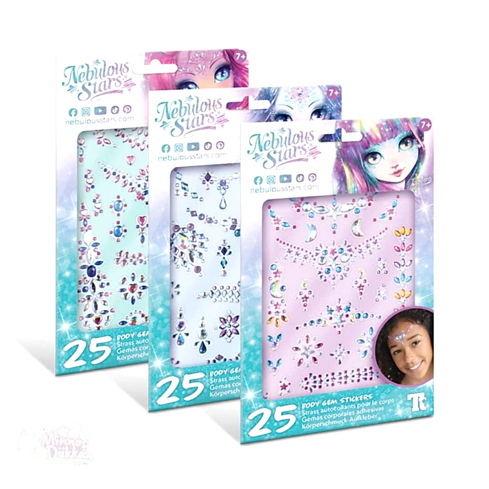 Nebulous Stars Taşlı Yüz Stickerı