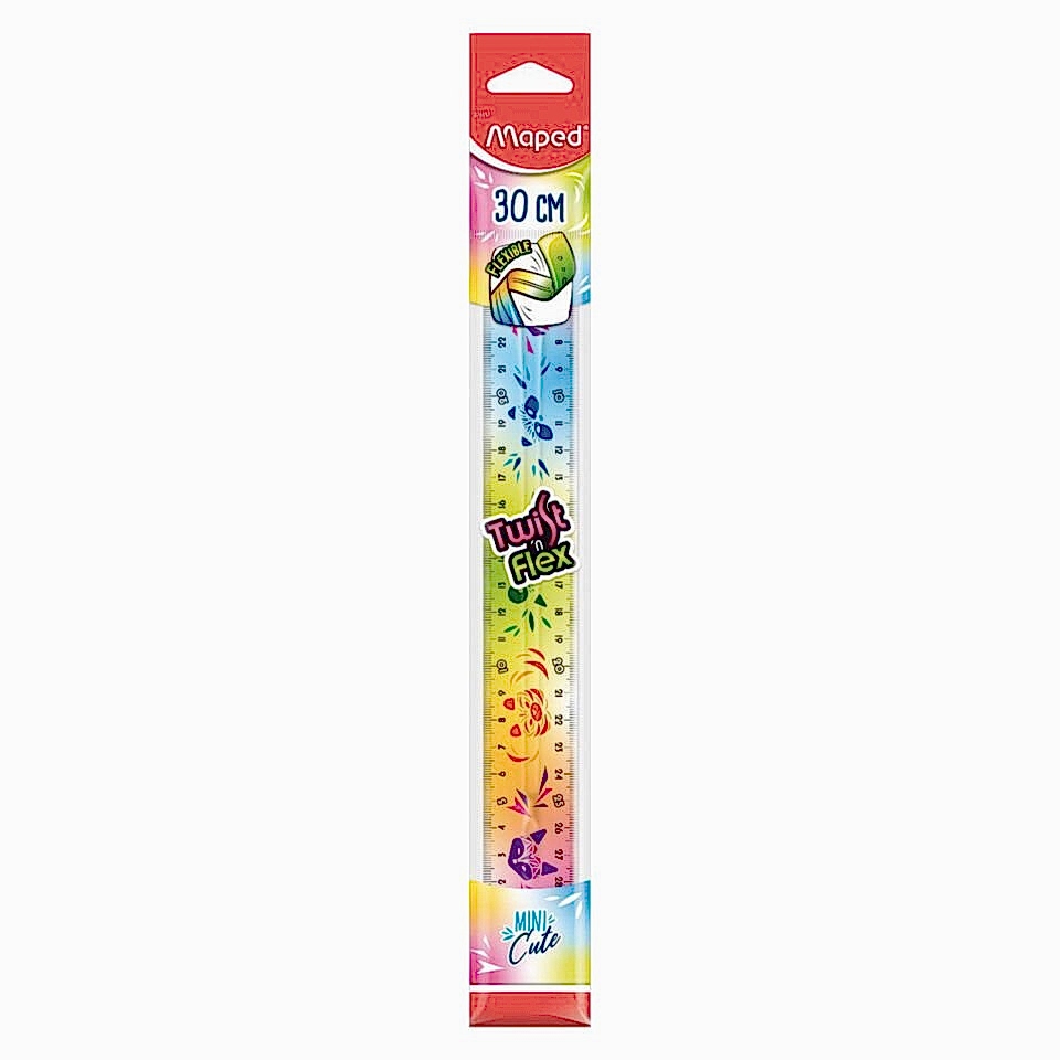 Maped 30 Cm Mini CuteTwist N Flex Esnek Cetvel
