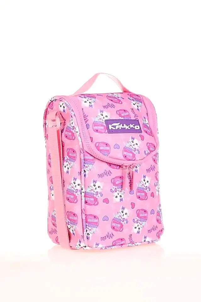 Kaukko Kids Love Beslenme Çantası - Rubber Cat