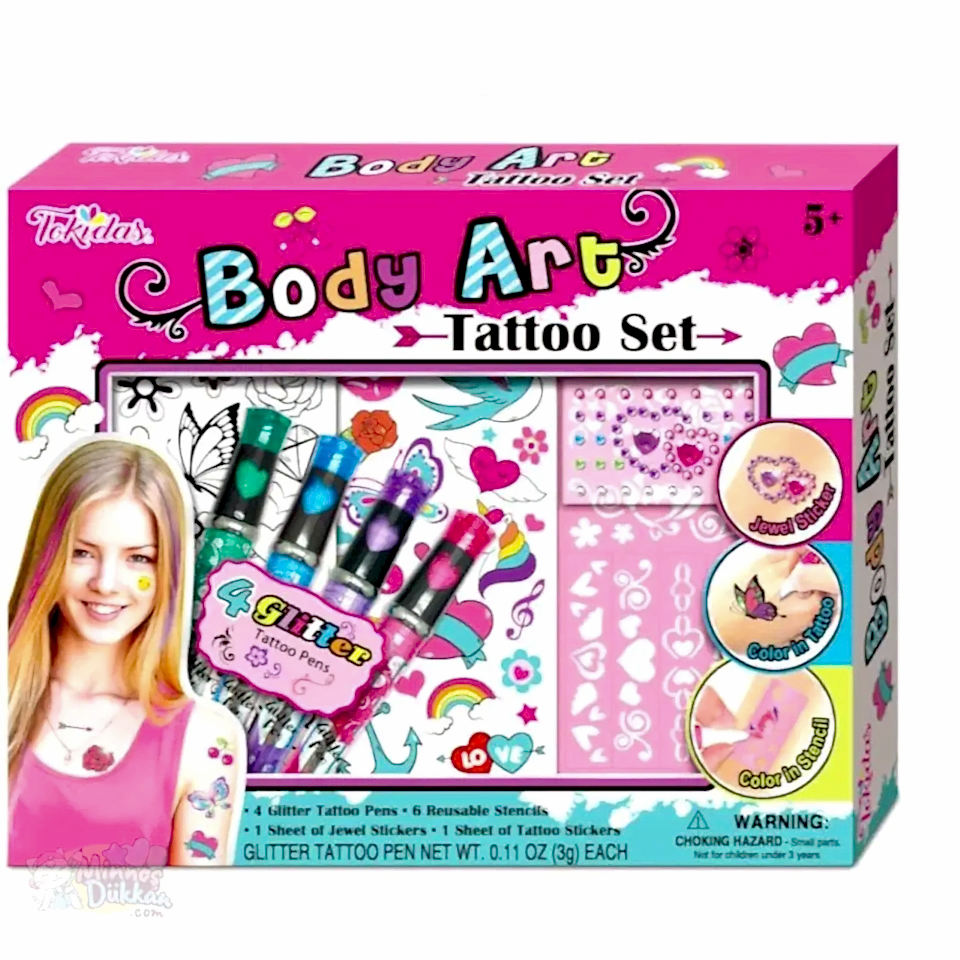 Tokidas Body Art Tattoo Set