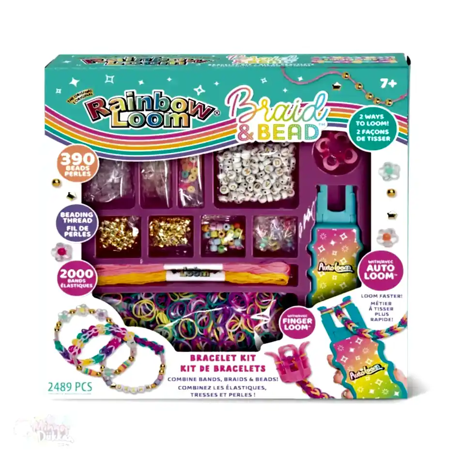 Tokidas Rainbow Loom Braid and Bead Set