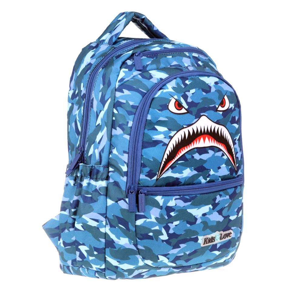 Kaukko KidsLove Sırt Çantası - Square Shark