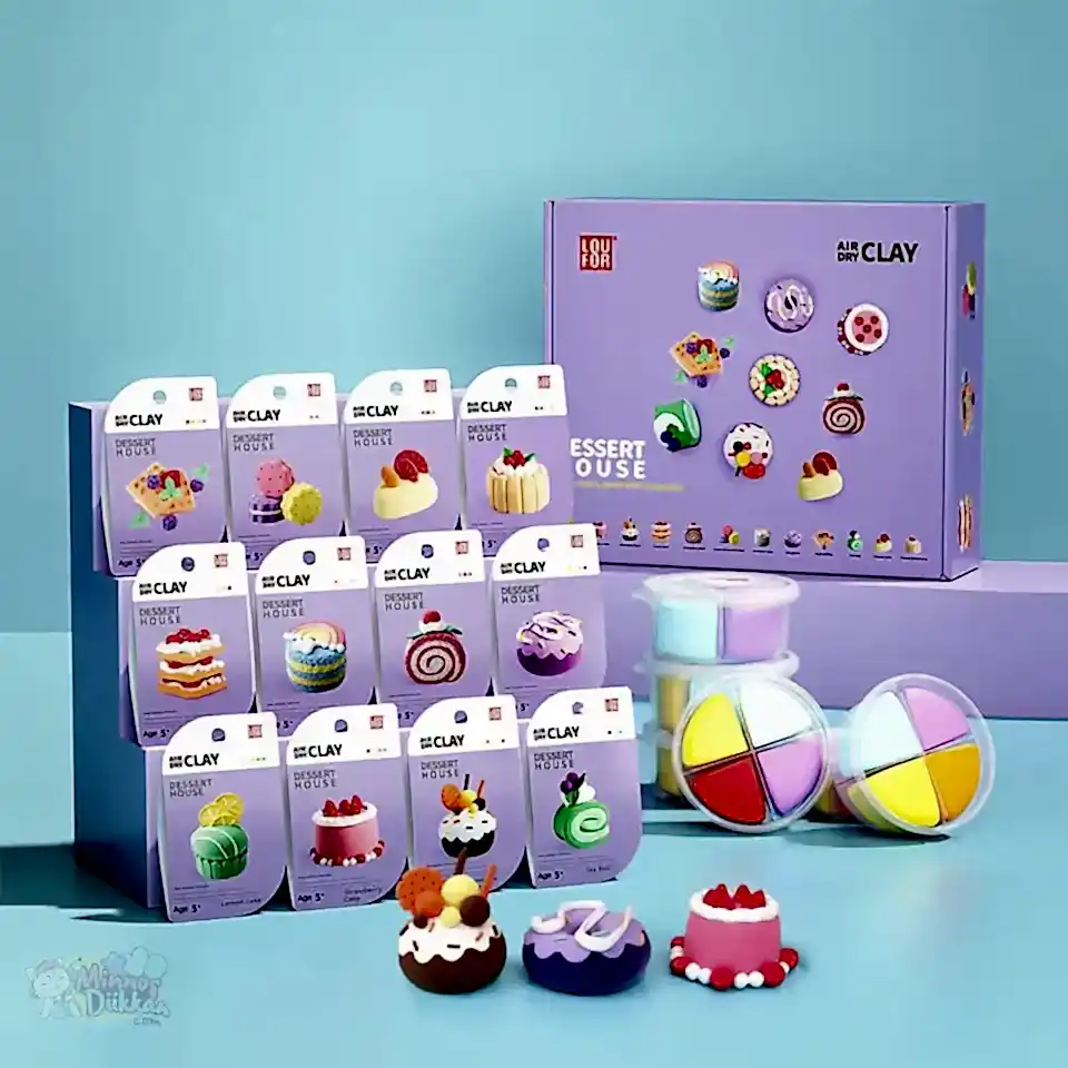 Air Clay Proje Hamuru 4 Renk - Dessert House