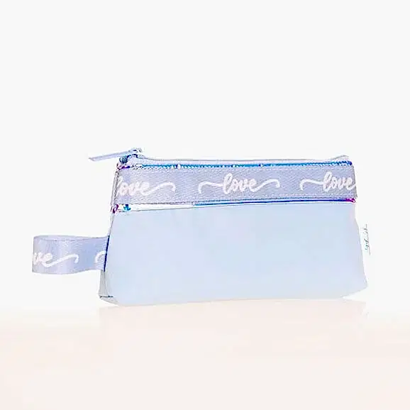 Kaukko Mirror Baggy Kalem Çantası - Mavi