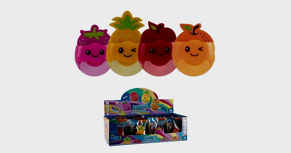 Sazio Dably Meyve Şekilli Silgili Kalemtraş