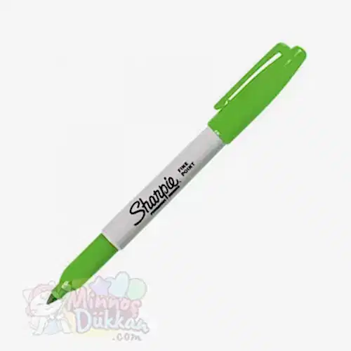 Sharpie Marker Tekli Açık Yeşil