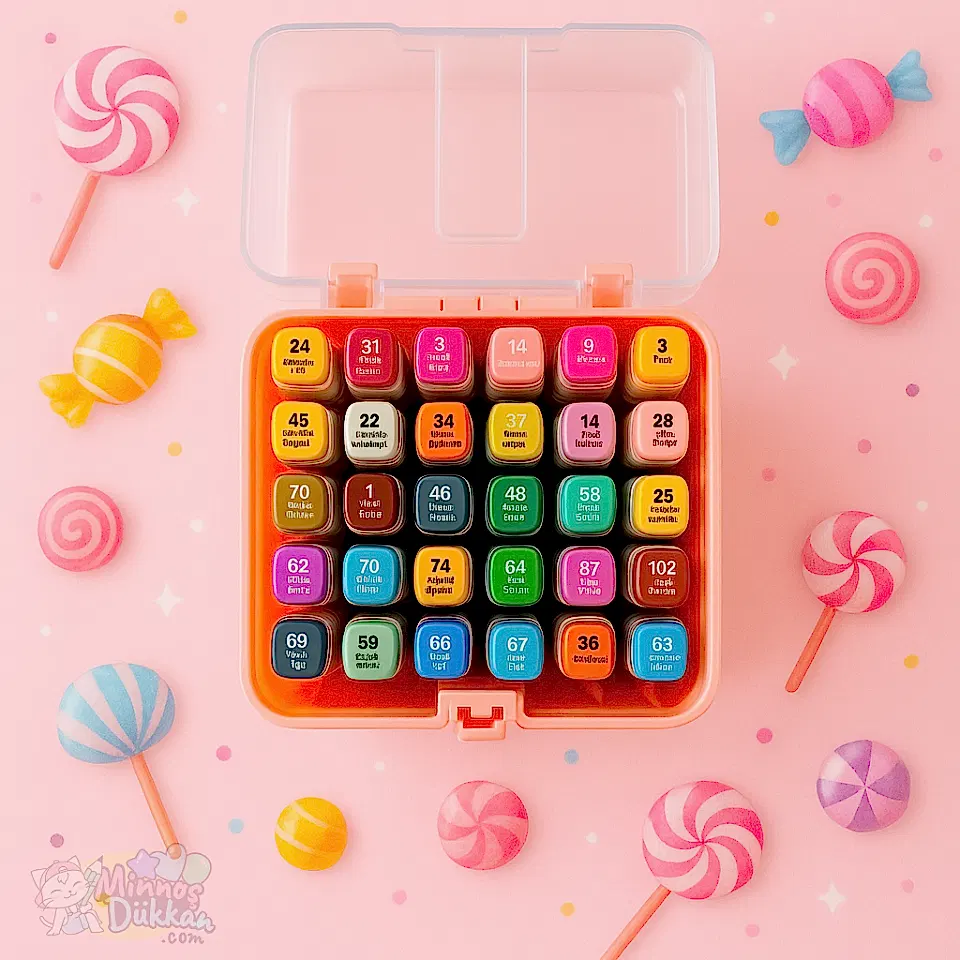 Touch Marker Çift Taraflı Kalem Set 36 Renk