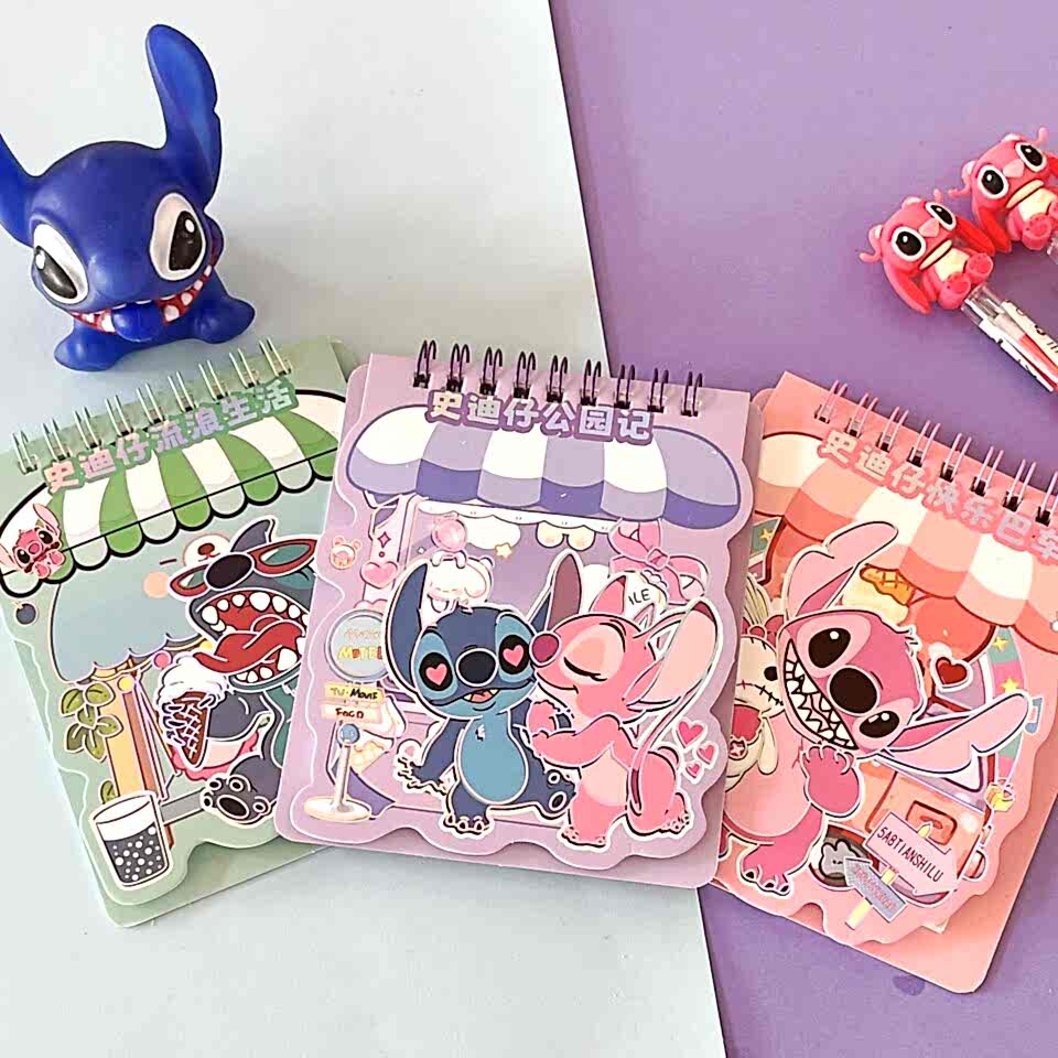 Kawai Üstten Spiral Sticker Defteri