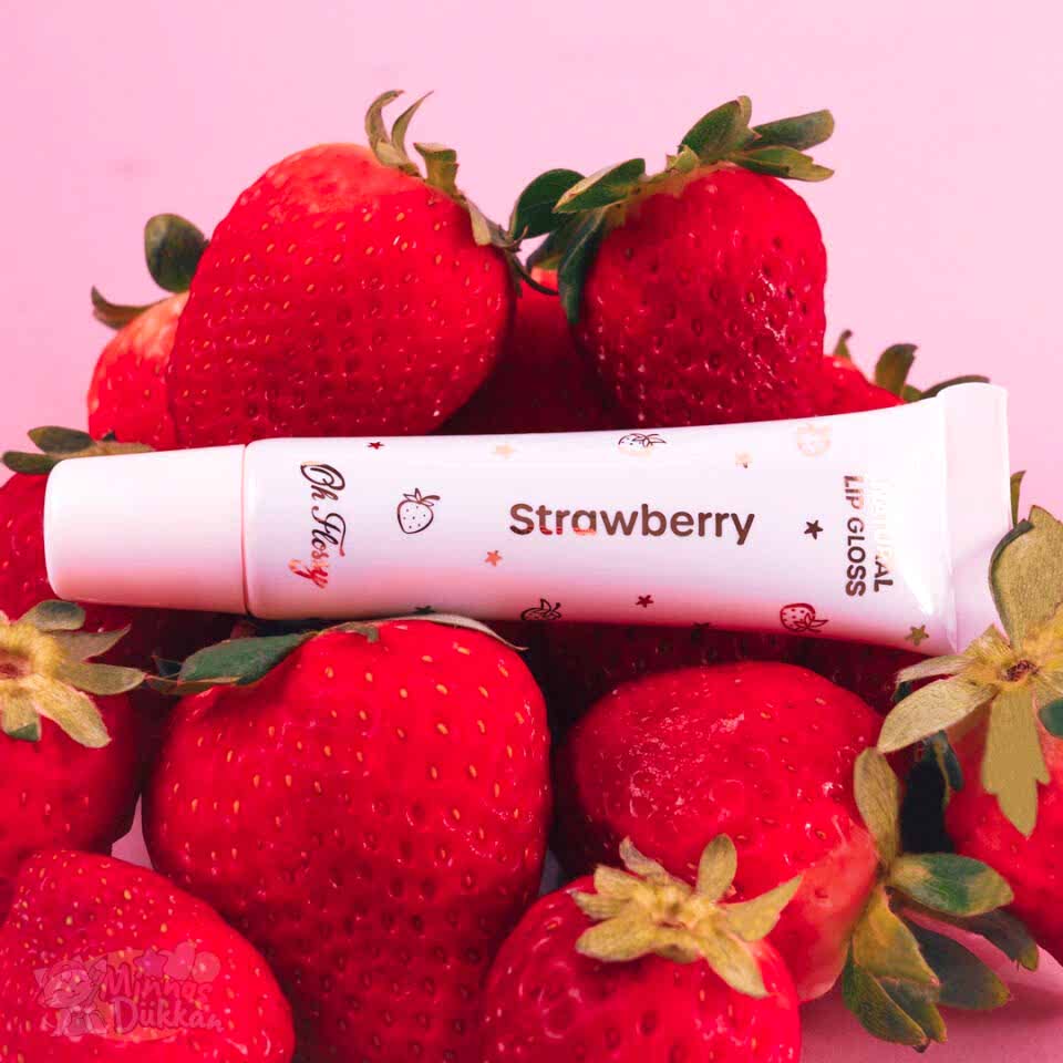 Oh Flossy Çocuk Doğal Dudak Parlatıcısı - Strawberry