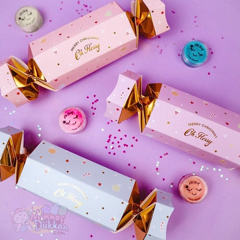 Oh Flossy Çocuk Doğal Yüz Boyama Seti - Bon Bon Blue