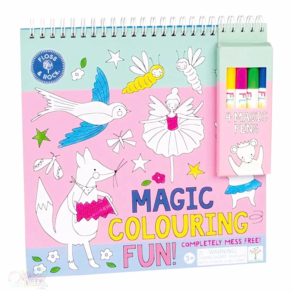 Floss Rock Water Magic Boyama Kitabı - Enchanted