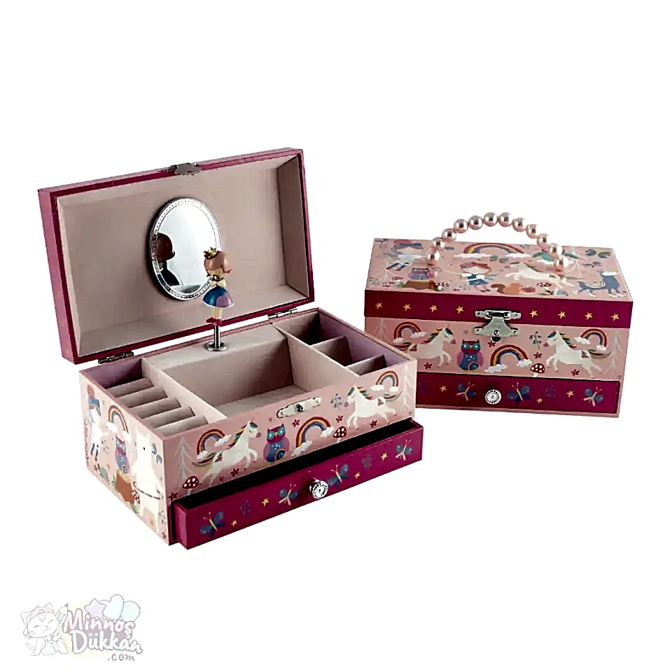 Floss Rock Müzikli Mücevher Kutusu - Rainbow Fairy
