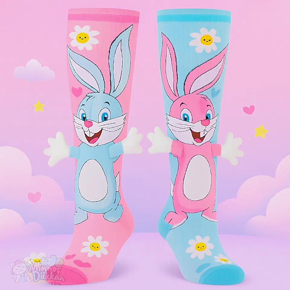 Funny Tavşan Çorap