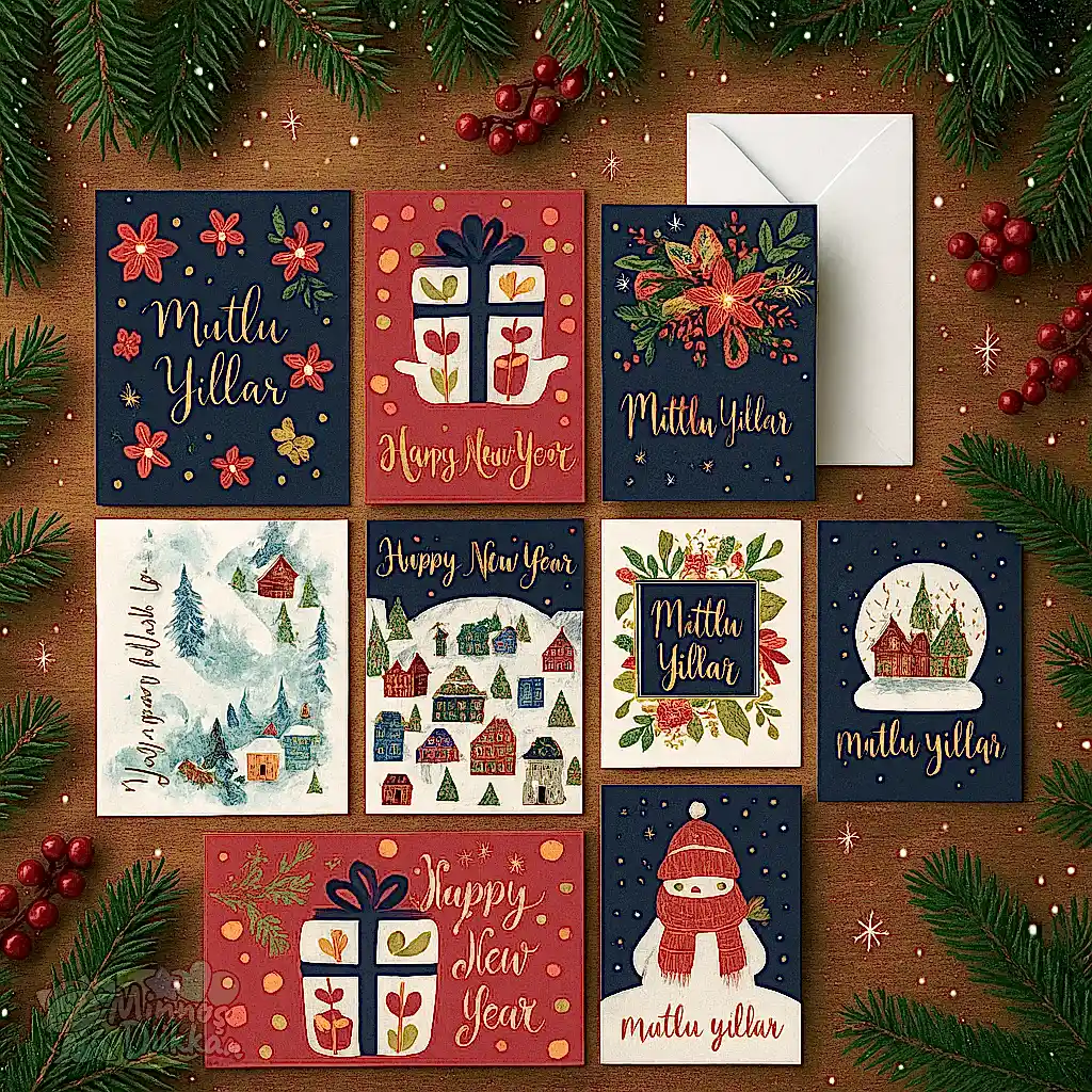 Yılbaşı Mini Tebrik Kartı