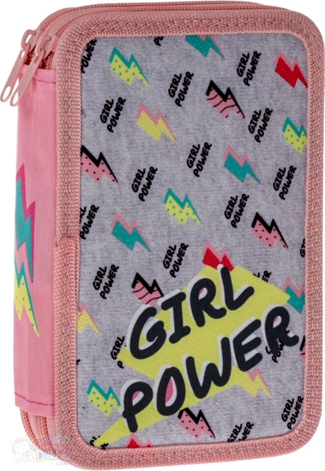 Sazio Girl Power İki Katlı İçi Dolu Kalemkutu