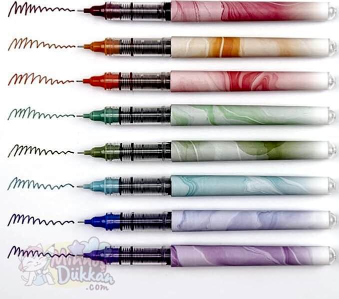 Writech Liquid Ink Roller Kalem - Burgundy