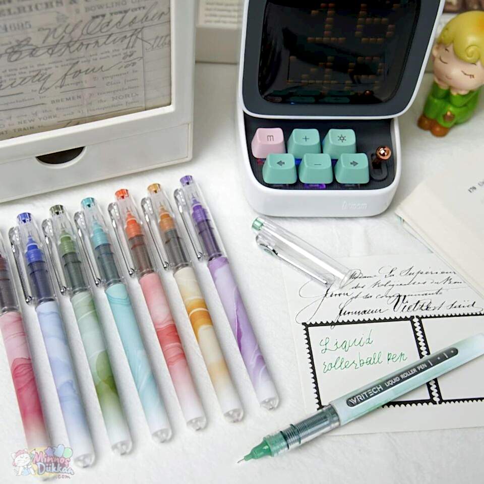 Writech Liquid Ink Roller Kalem - Purple