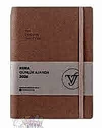 Vj Kuka Günlük Ajanda 2026 - A5 - 416 Sayfa - Pembe