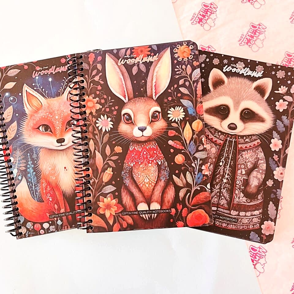 Gıpta Woodland Sert Kapak Spiralli 120 Yaprak Defter Çizgili 17x24